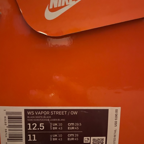 Nike WS Vapor Street/ Off White - Picture 4 of 5